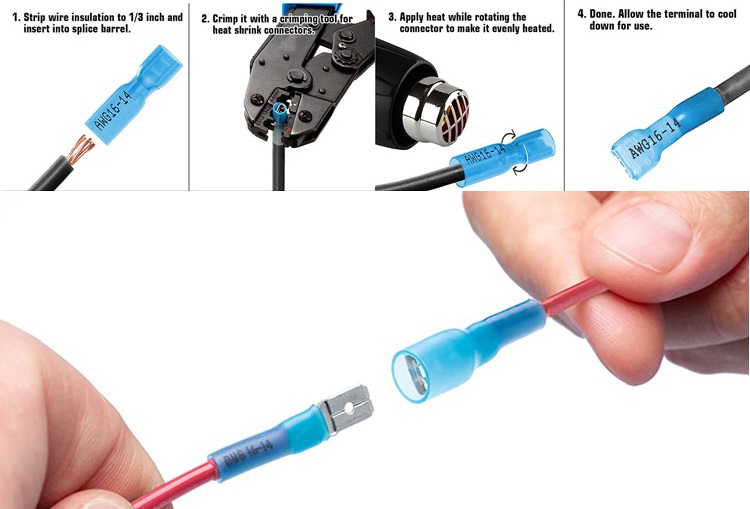 heat shrink crimps