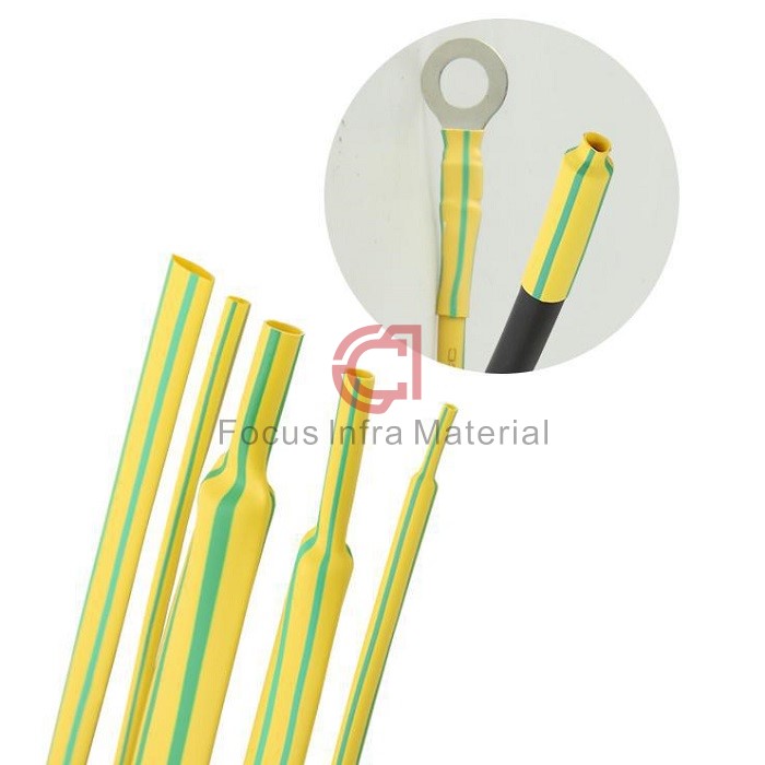 yellow green heat shrink tube